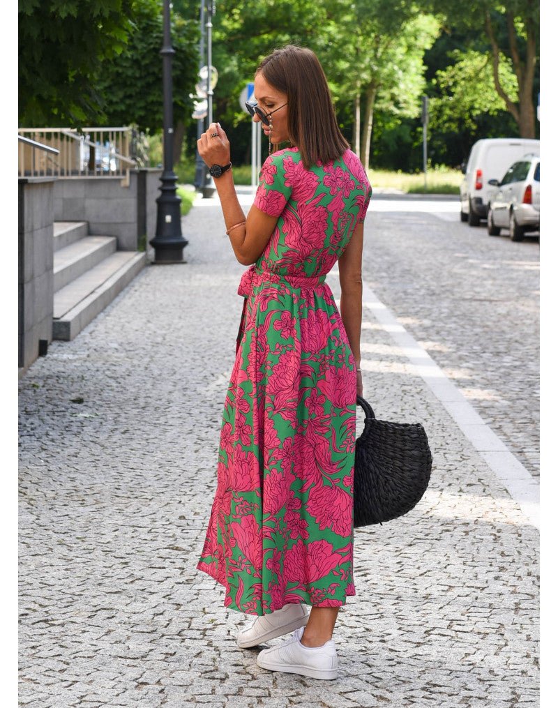 Wrap Dress | Flattering Silhouette with Stylish Print for Versatile Wear 6