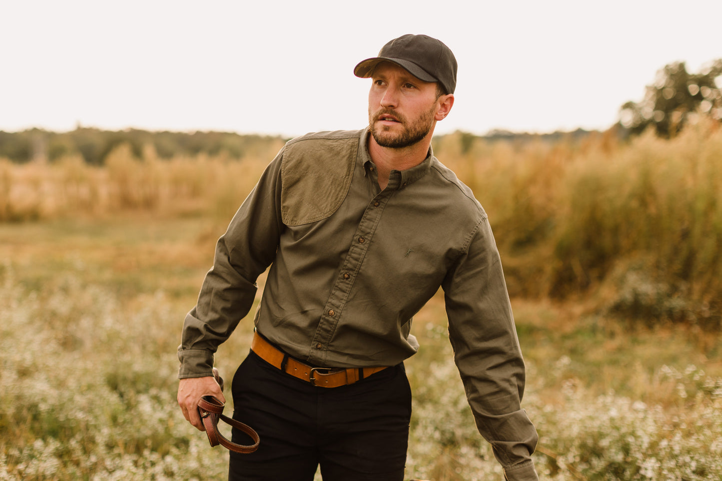 Jack Carr x Ball and Buck Jägarskjorta - Rangergrön
