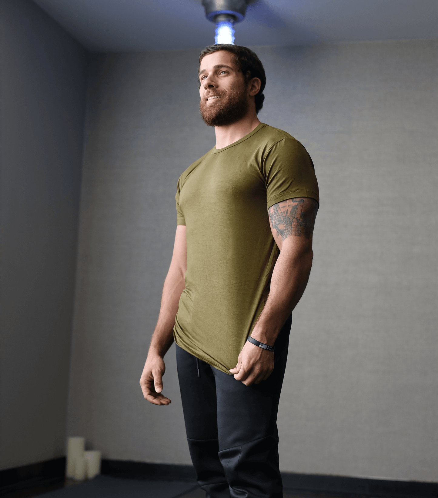 T-shirt Bamboo Aerotech - Verde Oliva