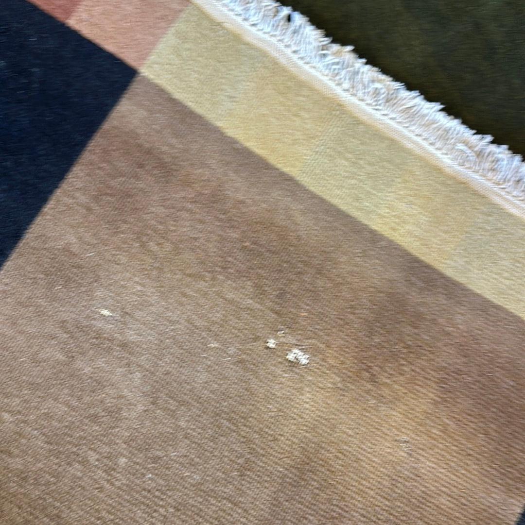 Prachtig met de hand geknoopt abstract vloerkleed 6’ x 9’