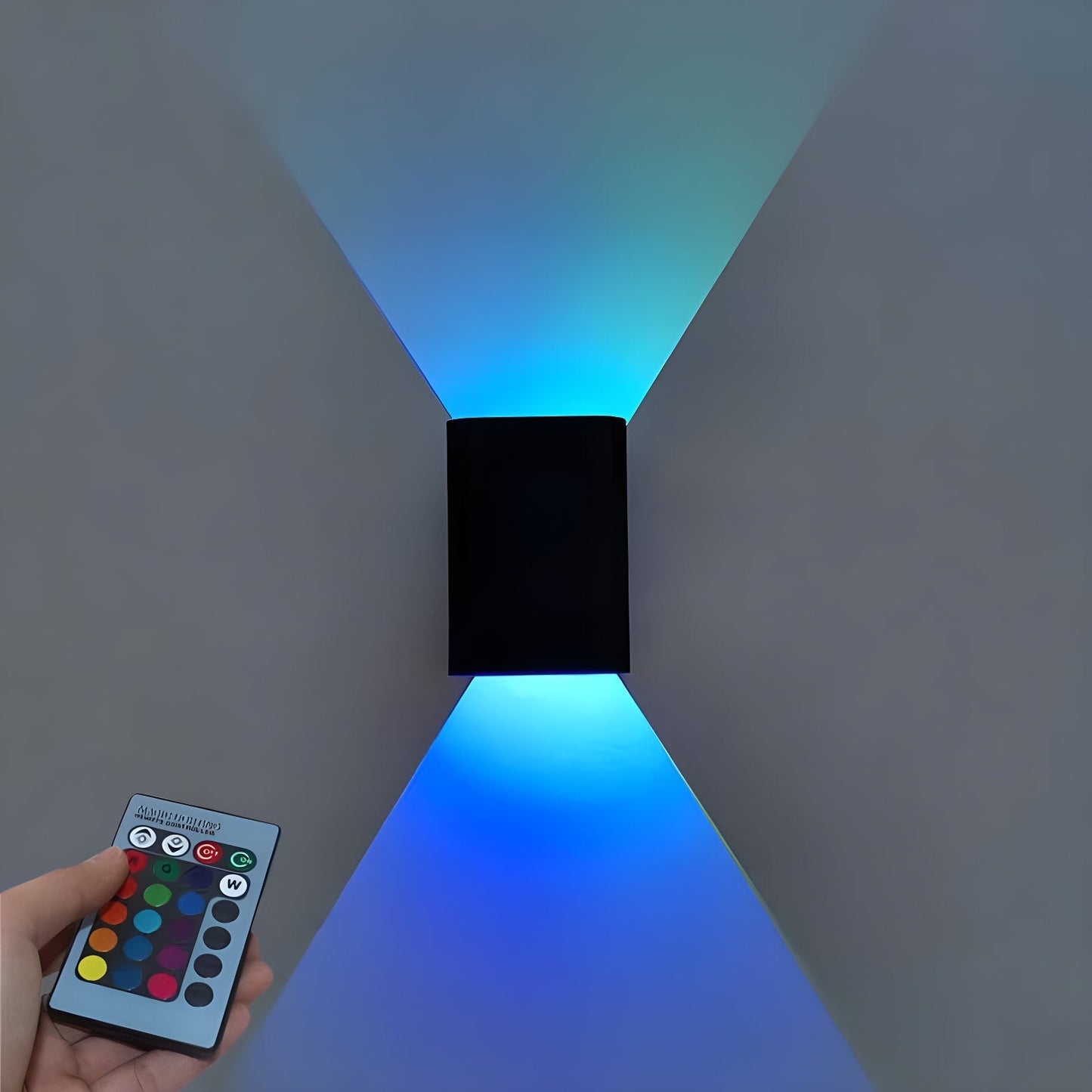 LED lampy ścienne do łazienki - kwadratowa świecąca lampka nocna