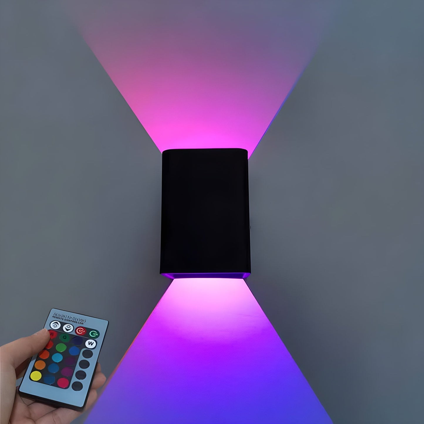 LED lampy ścienne do łazienki - kwadratowa świecąca lampka nocna