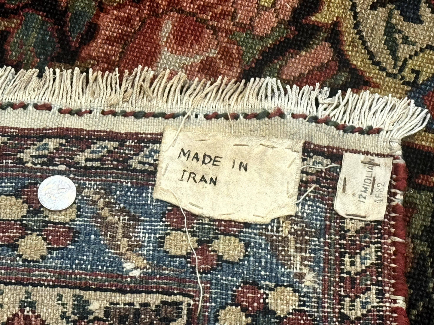 Antique Persian Bakhtiari Rug 12x19, Palace Size Wool Handmade Persian Carpet, Oversized Rug, Panel Design, Peacocks, Multicolor, Rare