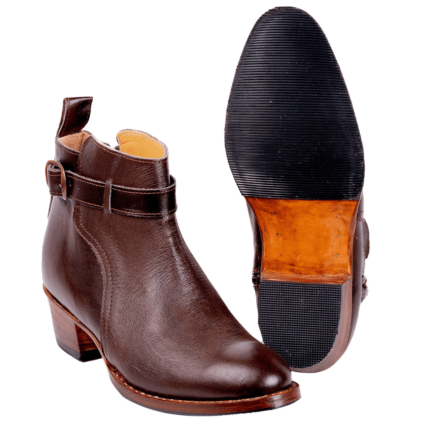 Charmer Leder-Stiefeletten