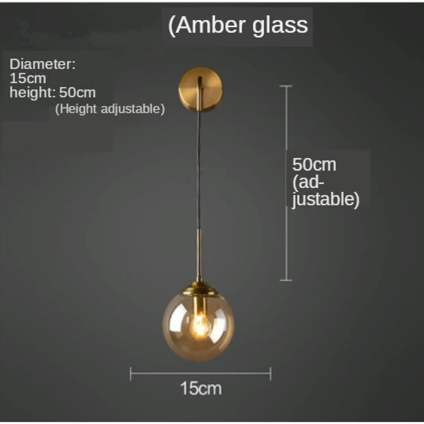 Samtida modern hängande lampa perfekt för sovrumsutrymmen