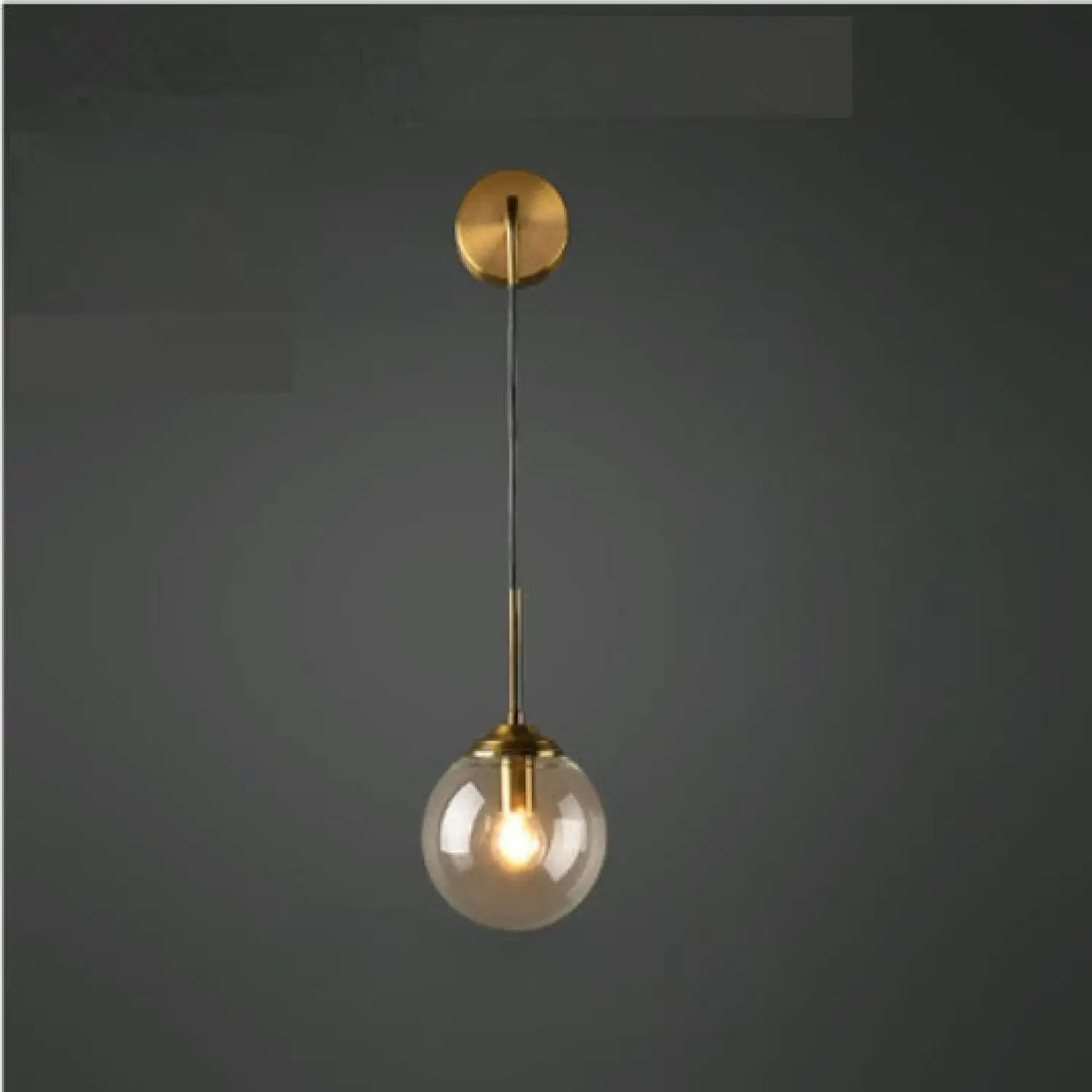 Samtida modern hängande lampa perfekt för sovrumsutrymmen