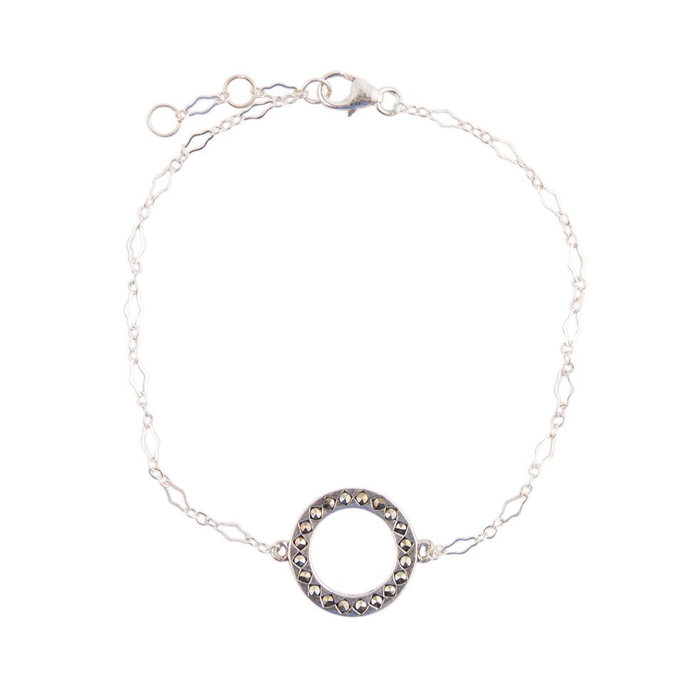 Braccialetto in argento sterling della linea Pietre Delicate