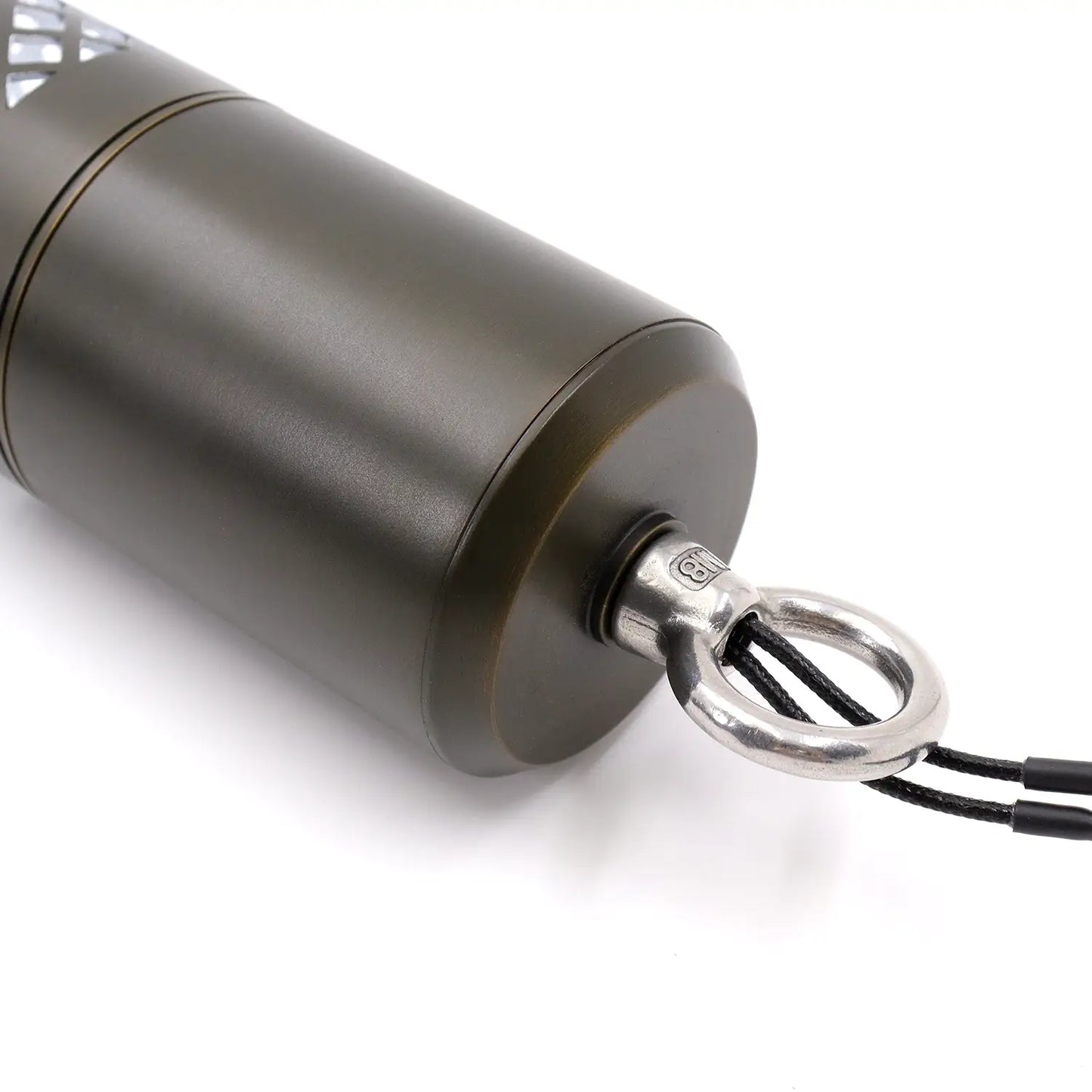 Lampada sospesa moderna in ottone pressofuso traforato con catena da 1 metro