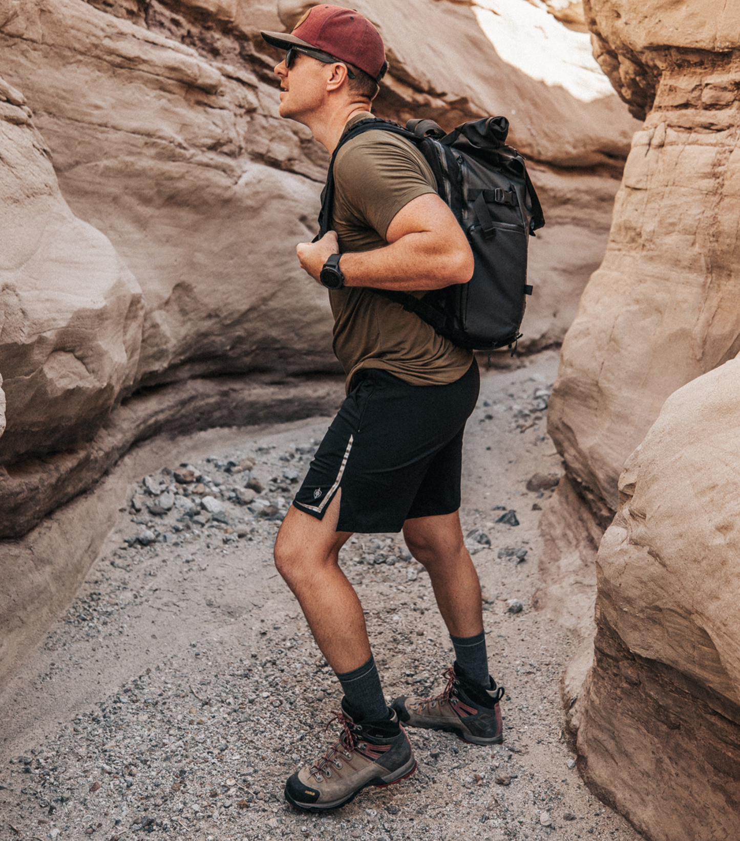 Dominate trainingsshorts - Stone