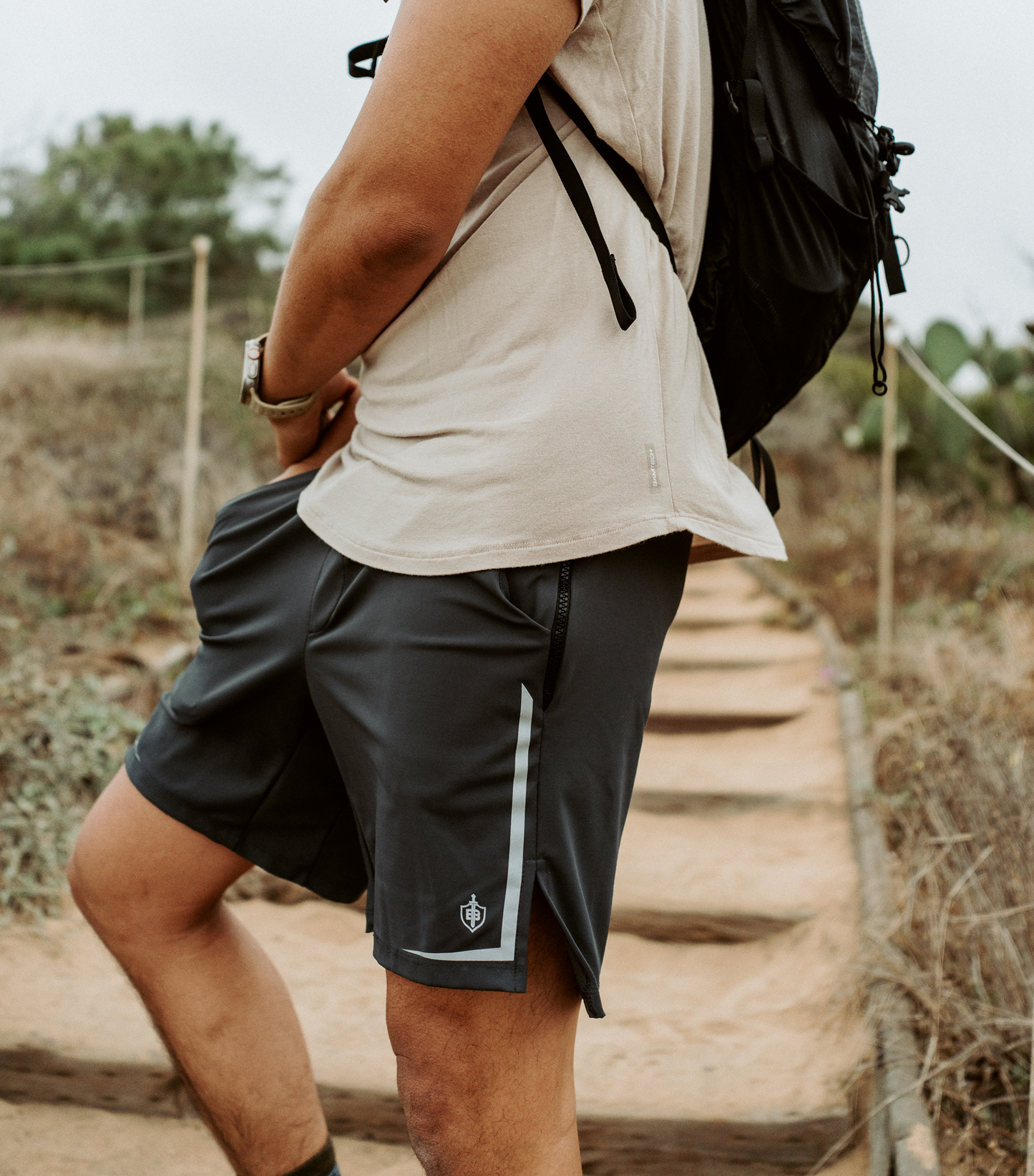 Dominate trainingsshorts - Stone