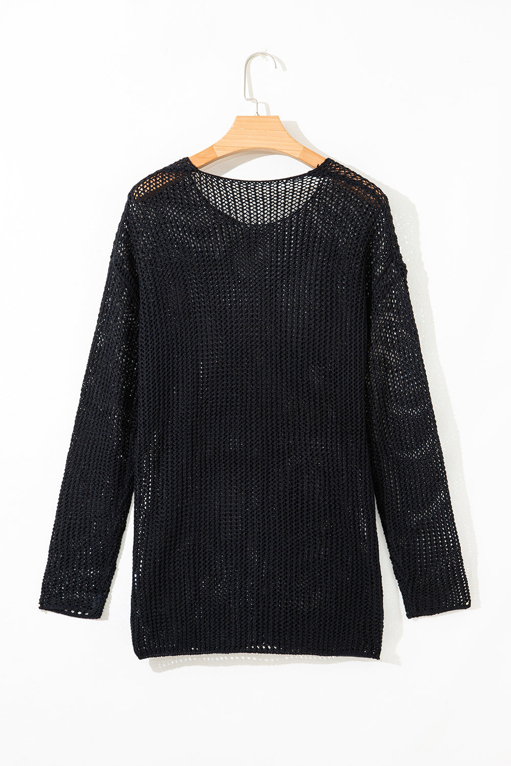 Sweter Hadley z ażurowym wzorem na szydełku