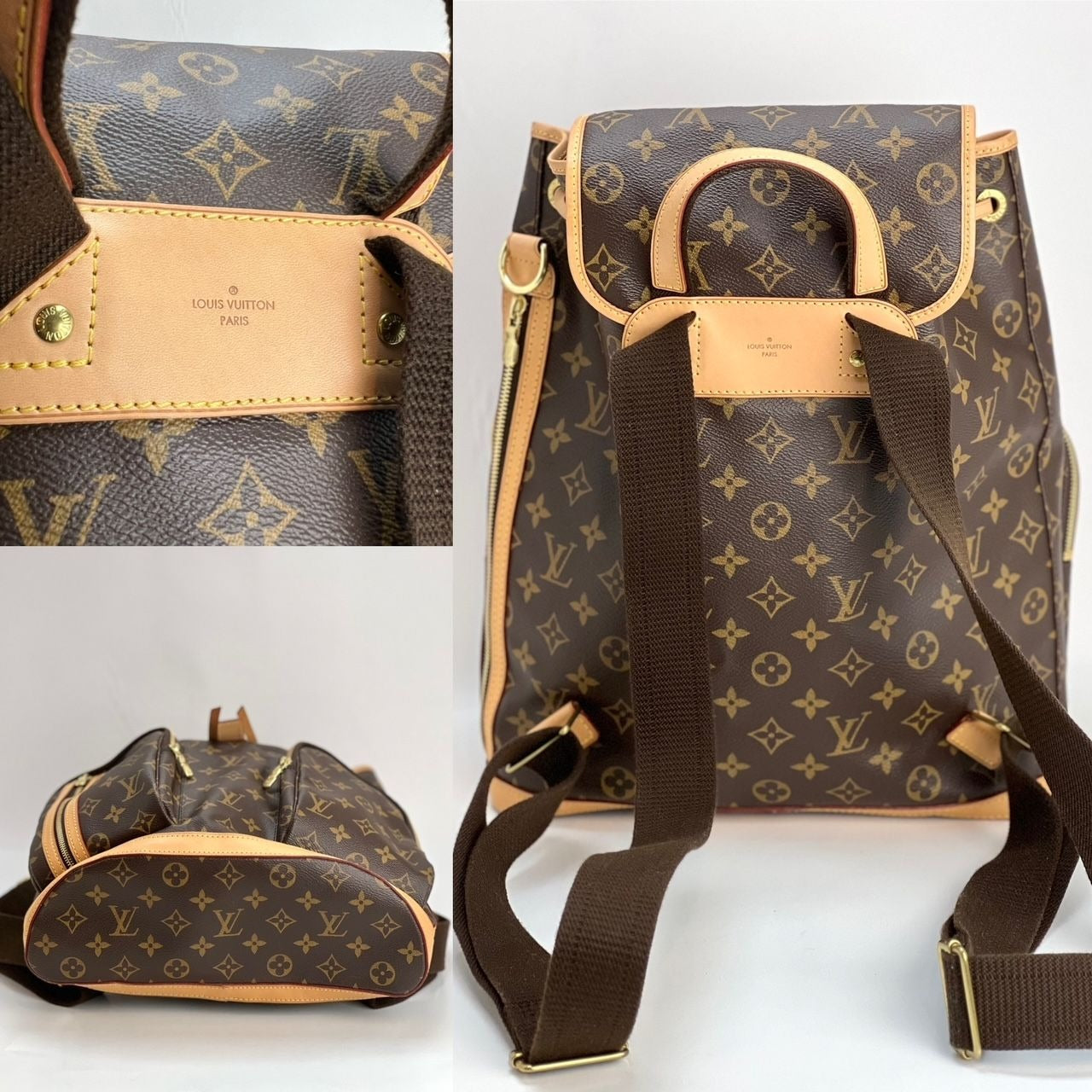 LOUIS VUITTON Bosphore Monogram Canvas Backpack