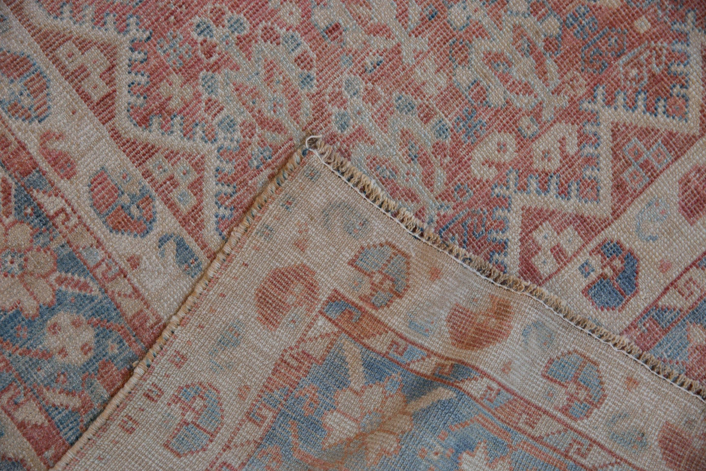 7.5x10 Vintage Distressed Qashqai Carpet