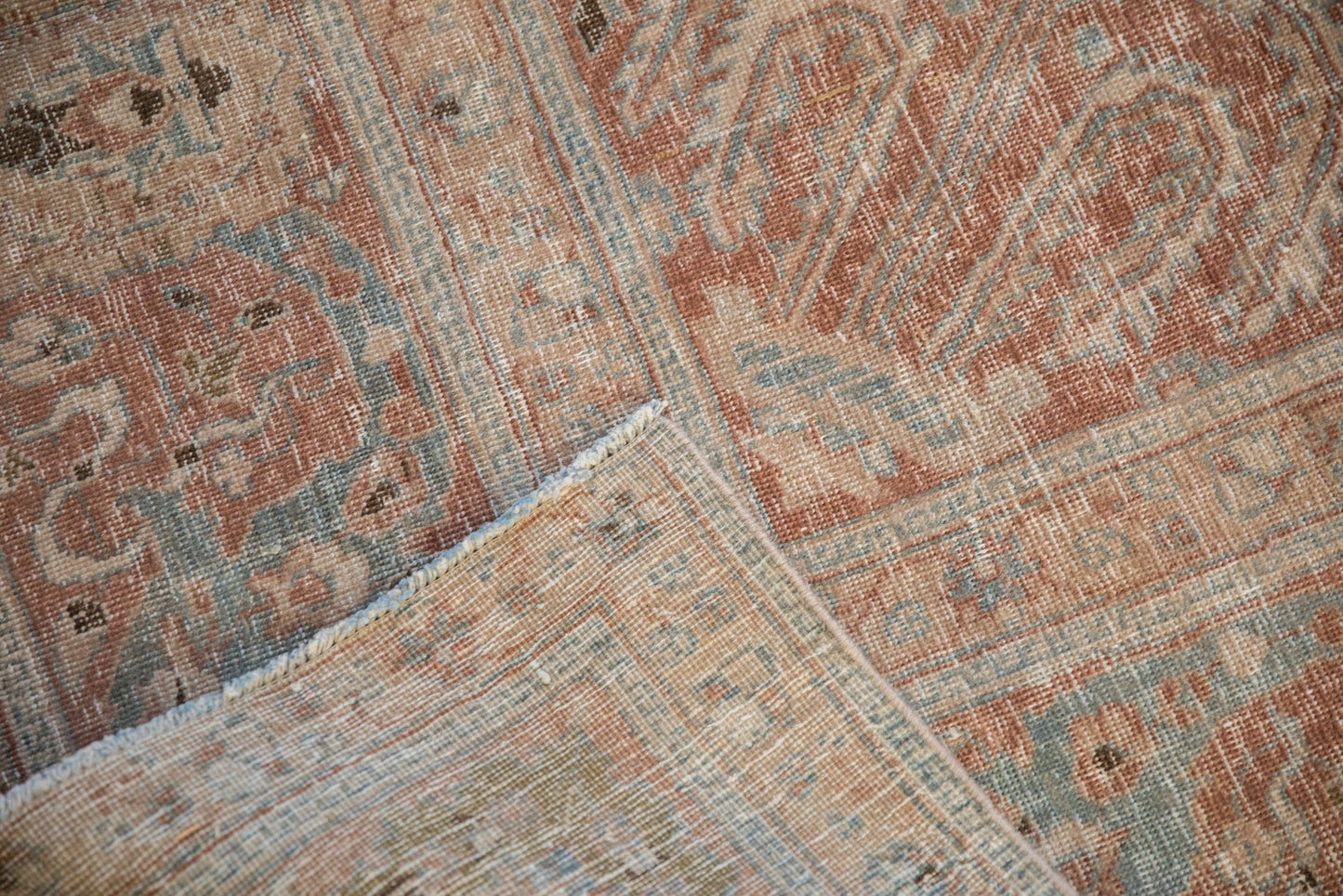 8x11 Vintage Distressed Tabriz Carpet