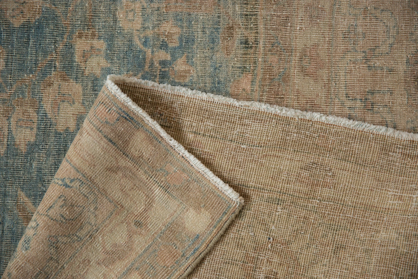 7x10 Vintage Distressed Tabriz Carpet