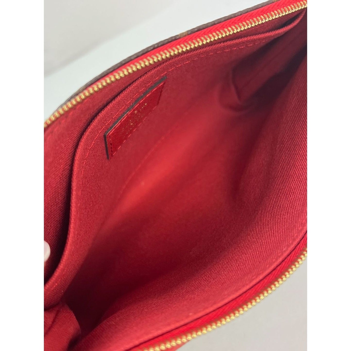 LOUIS VUITTON Pallas Monogram Clutch Cherry Crossbody