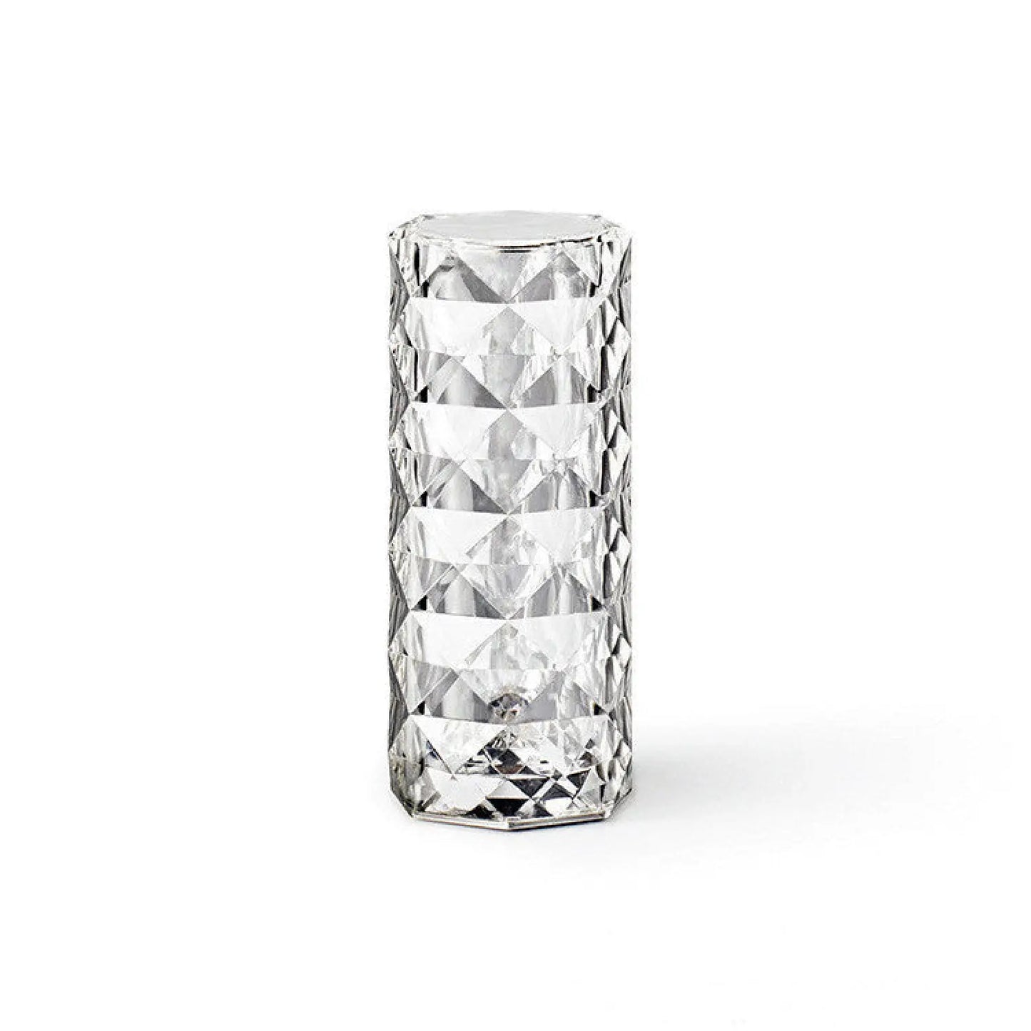 Elegant USB-bordslampa med 16-färgers kristallbelysning