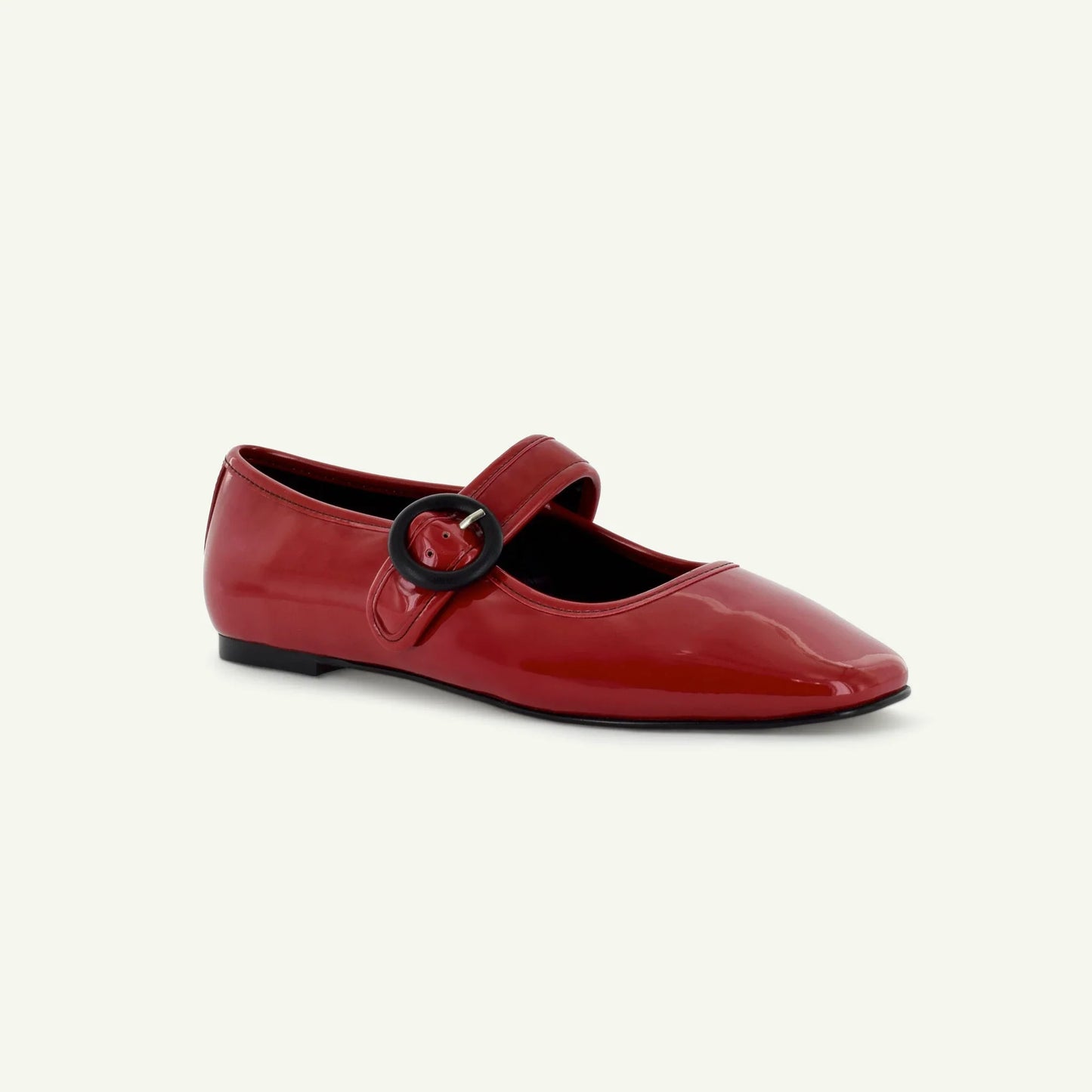 MARIANA: SCARPA FLAT MARY JANE - ROSSA