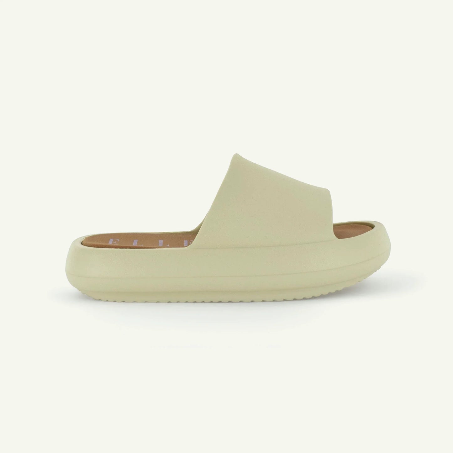 ST. TROPEZ: PLATTFORMSANDAL - BRUN