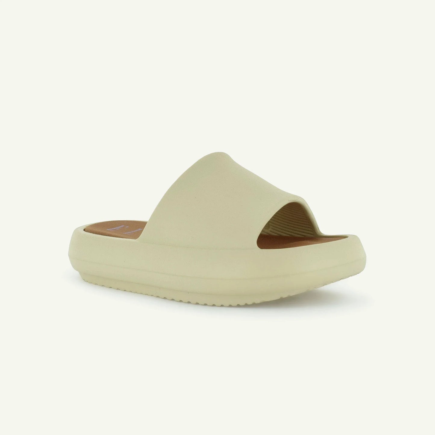 ST. TROPEZ: PLATTFORMSANDAL - BRUN