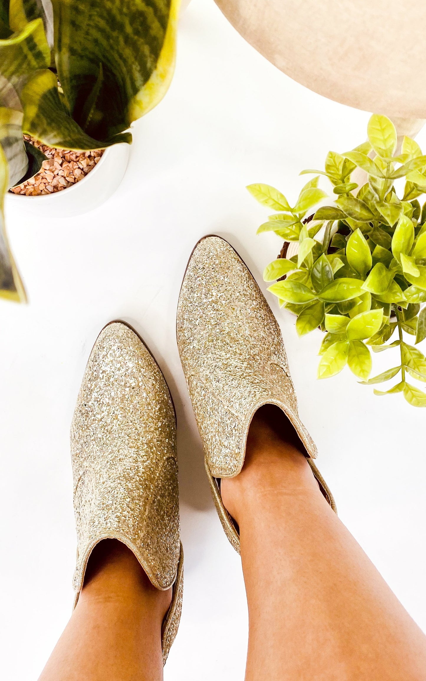 Stivaletti Glitter Fiera in Oro