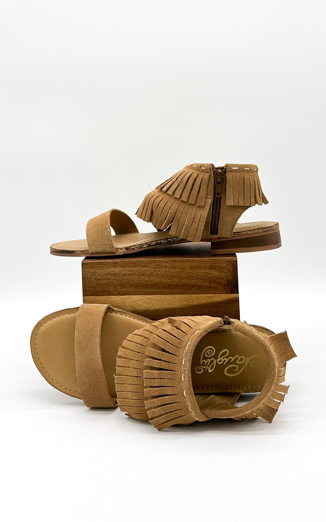 Sandał Fringe Star w kolorze Tan