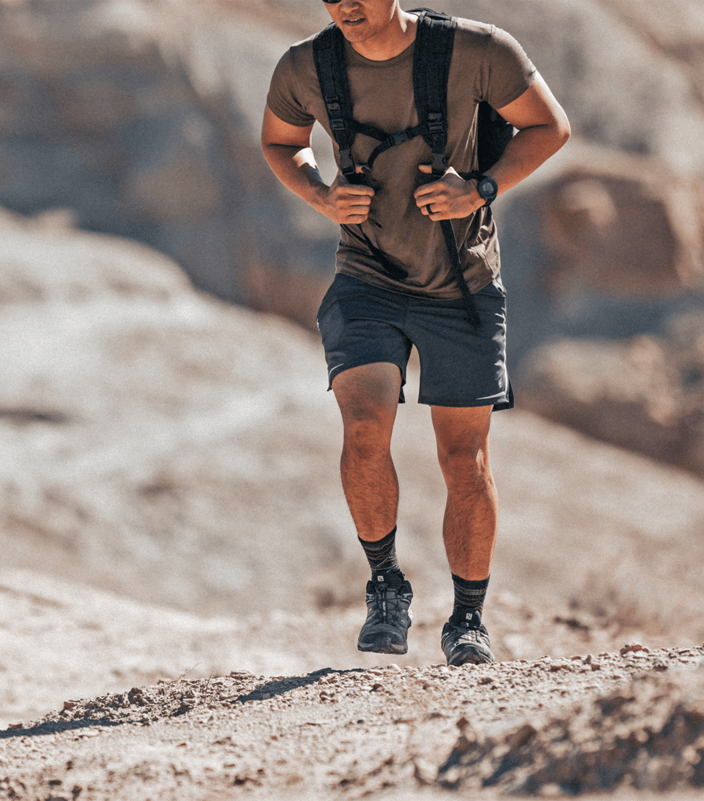 Dominate trainingsshorts - Stone