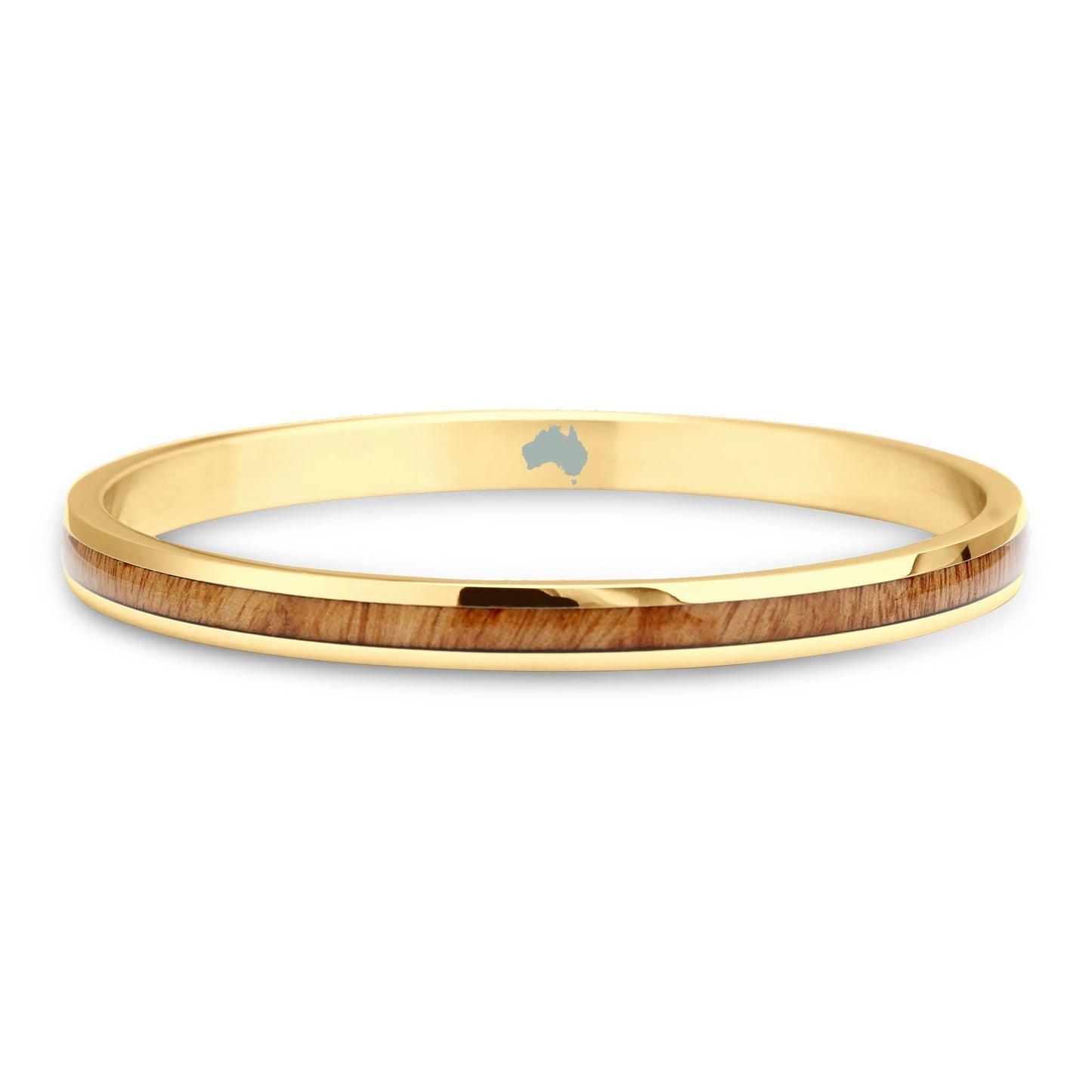 Bracciale in radica di gomma - Oro giallo