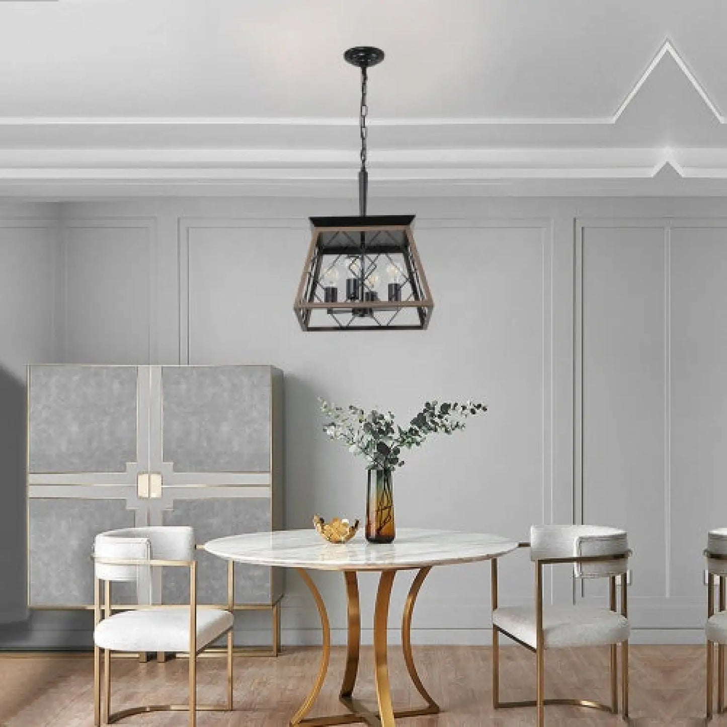 Lampade a sospensione per isola cucina in finitura ferro rustico