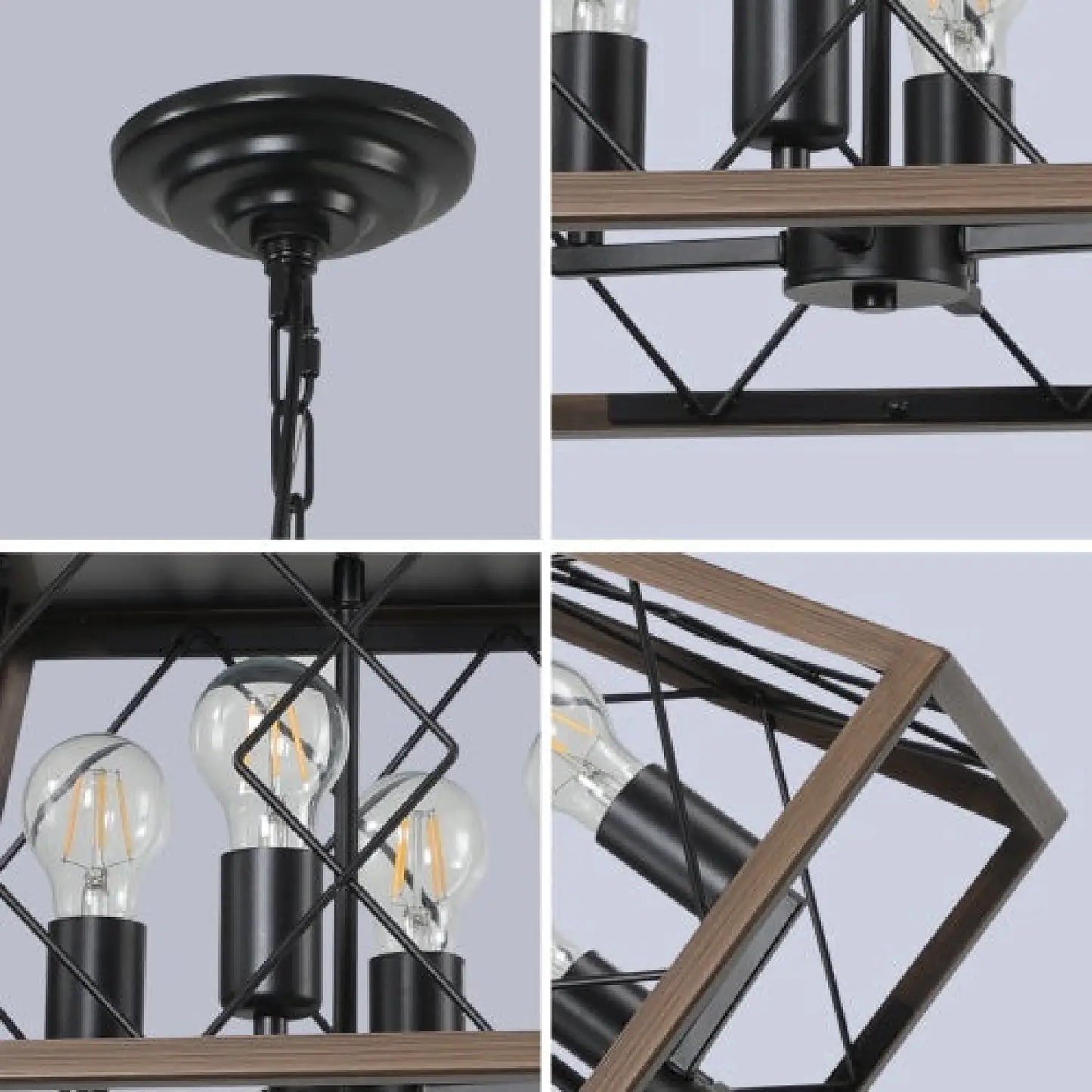 Lampade a sospensione per isola cucina in finitura ferro rustico