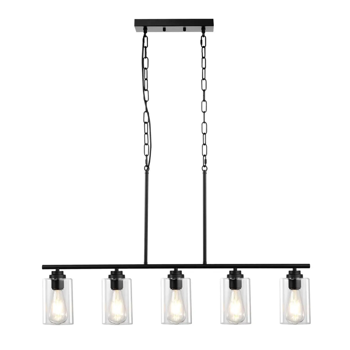 Lampade a sospensione per isola cucina con 5 luci e design regolabile