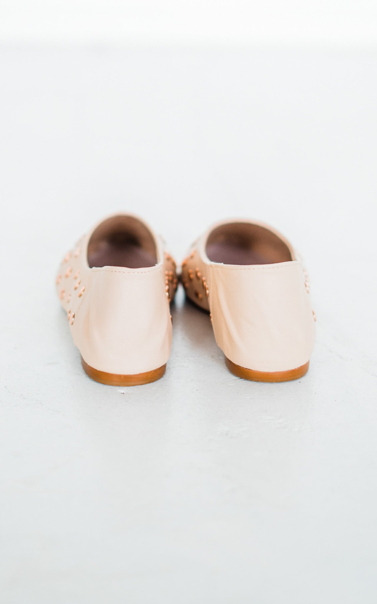 Ballerine in pelle Harriette color cipria