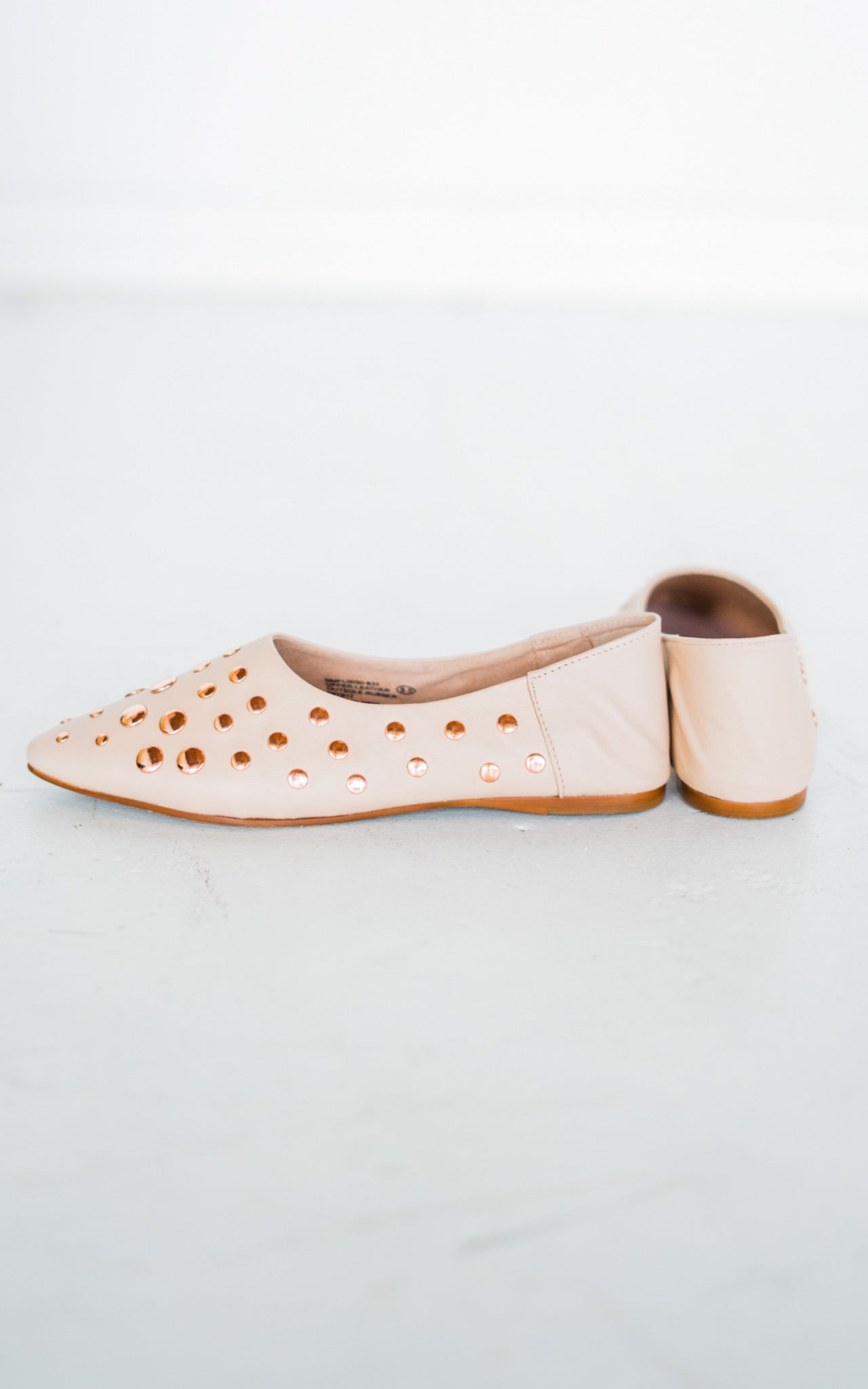 Ballerine in pelle Harriette color cipria
