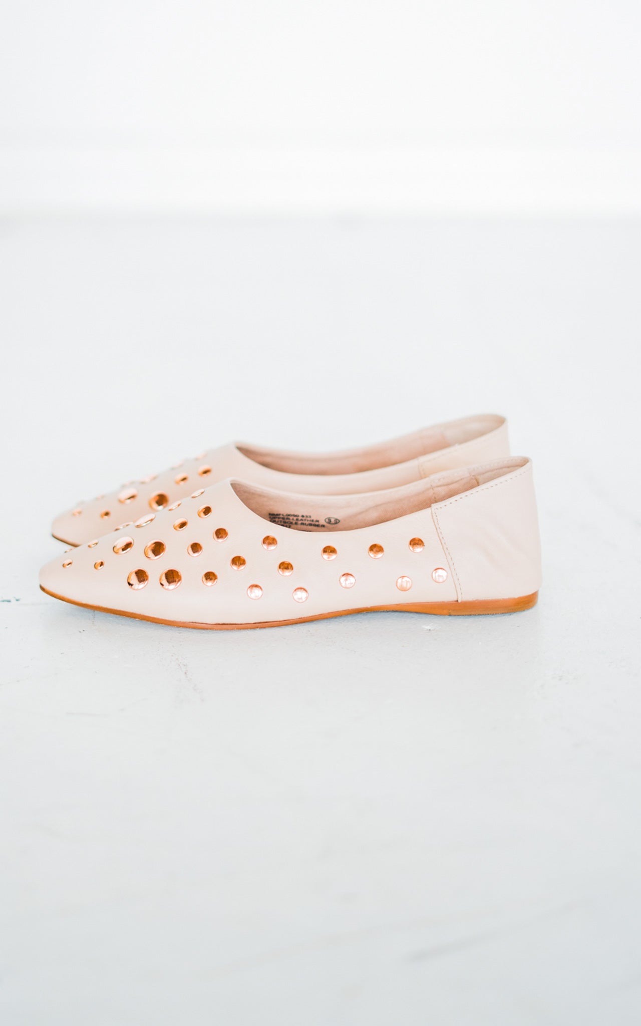 Ballerine in pelle Harriette color cipria