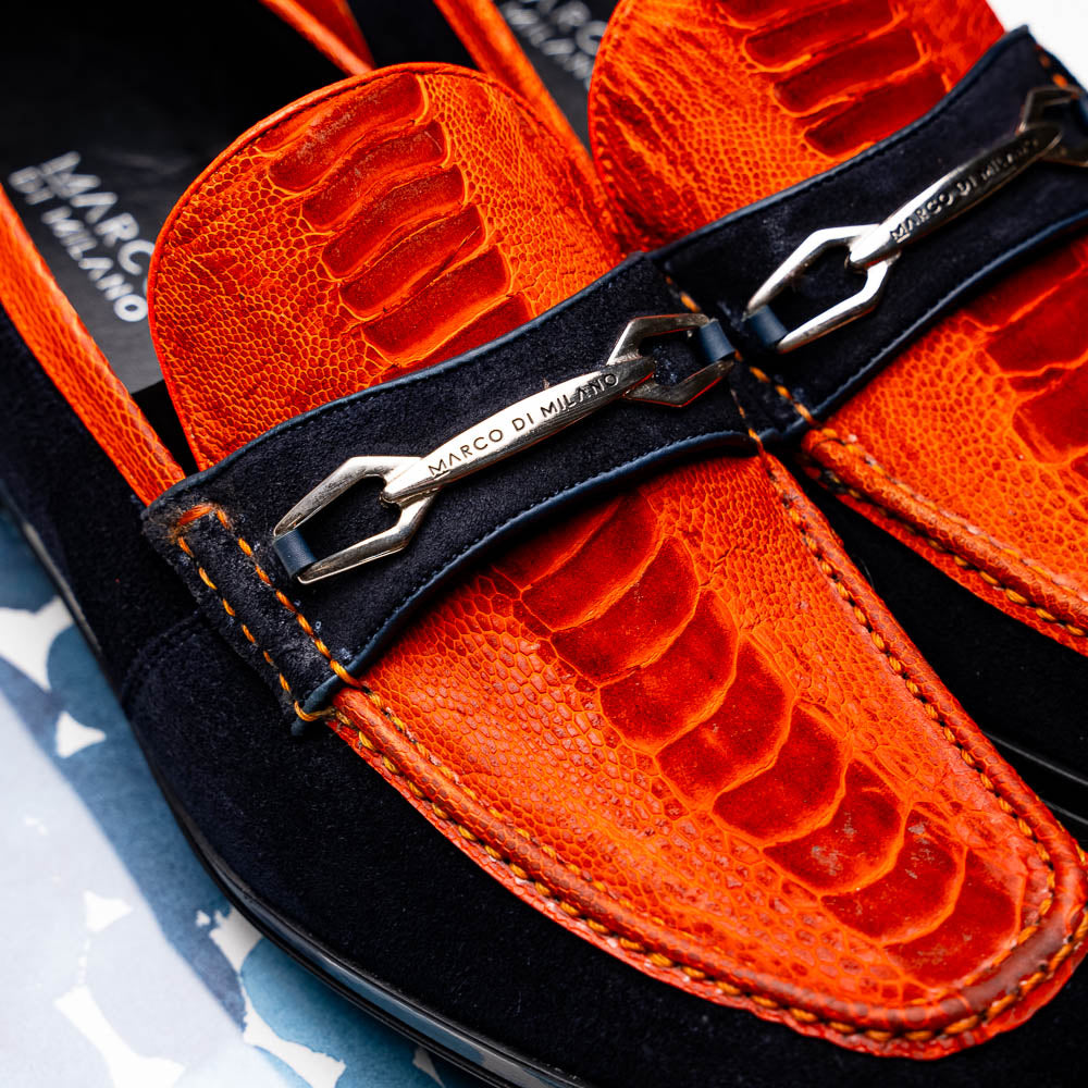Hugo Orange / Navy