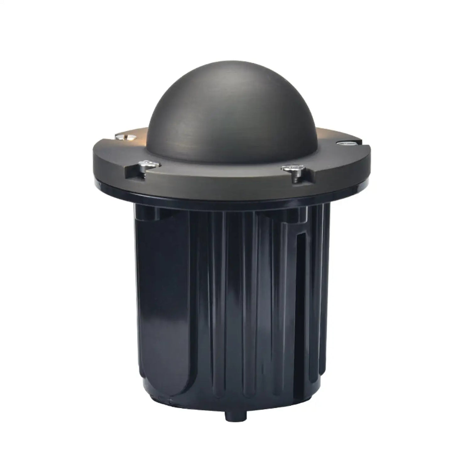 Lampada da Percorso Interrata con Corpo in Ottone-PVC e Coperchio Semisferico per Lampadine MR16