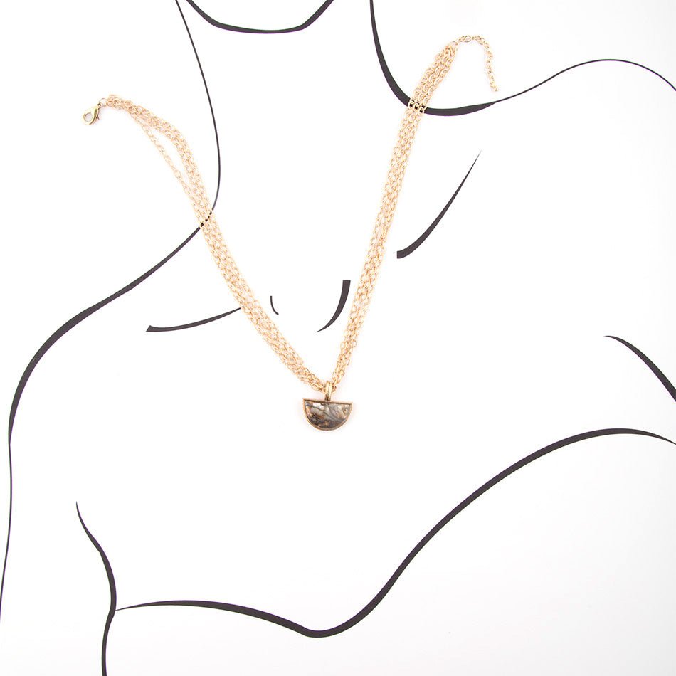 IJzer Verrijkt Abalone Ketting