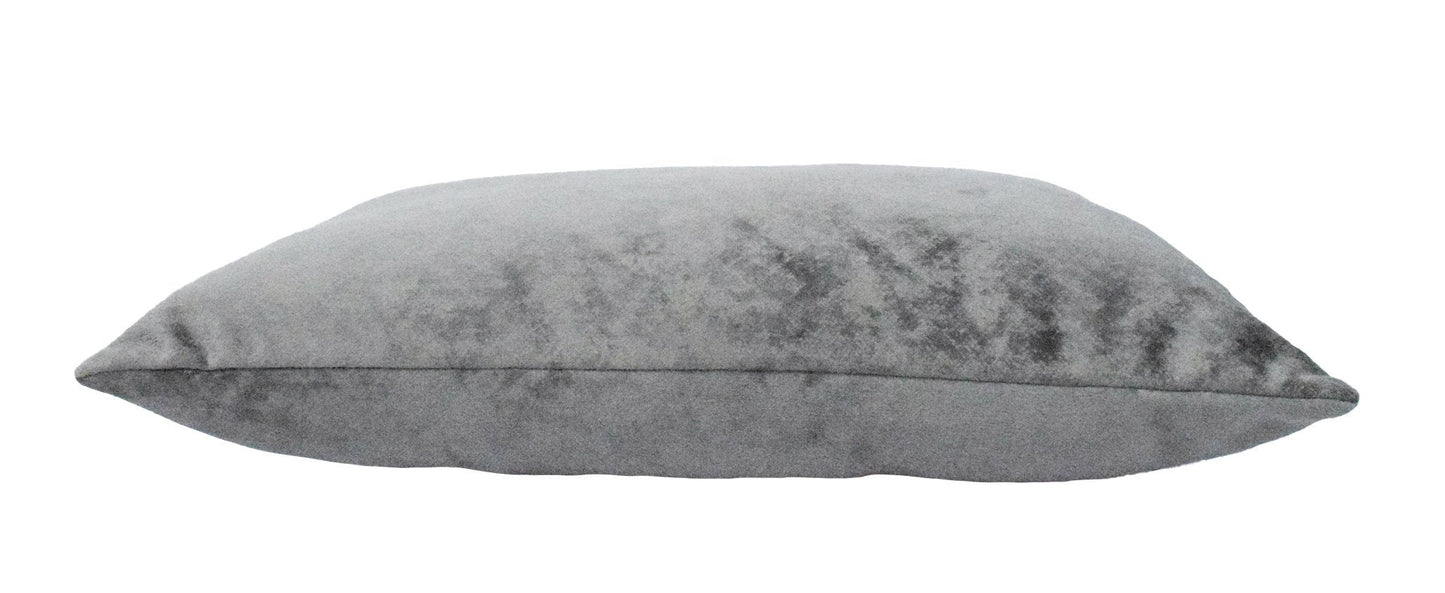 Ivory Square and Lumbar Luxury Velvet Pillow | TRDPL02