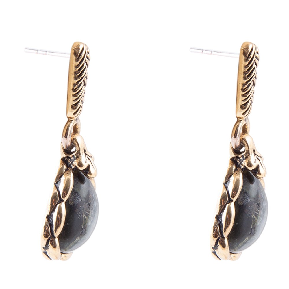 Labradorite Post Earrings