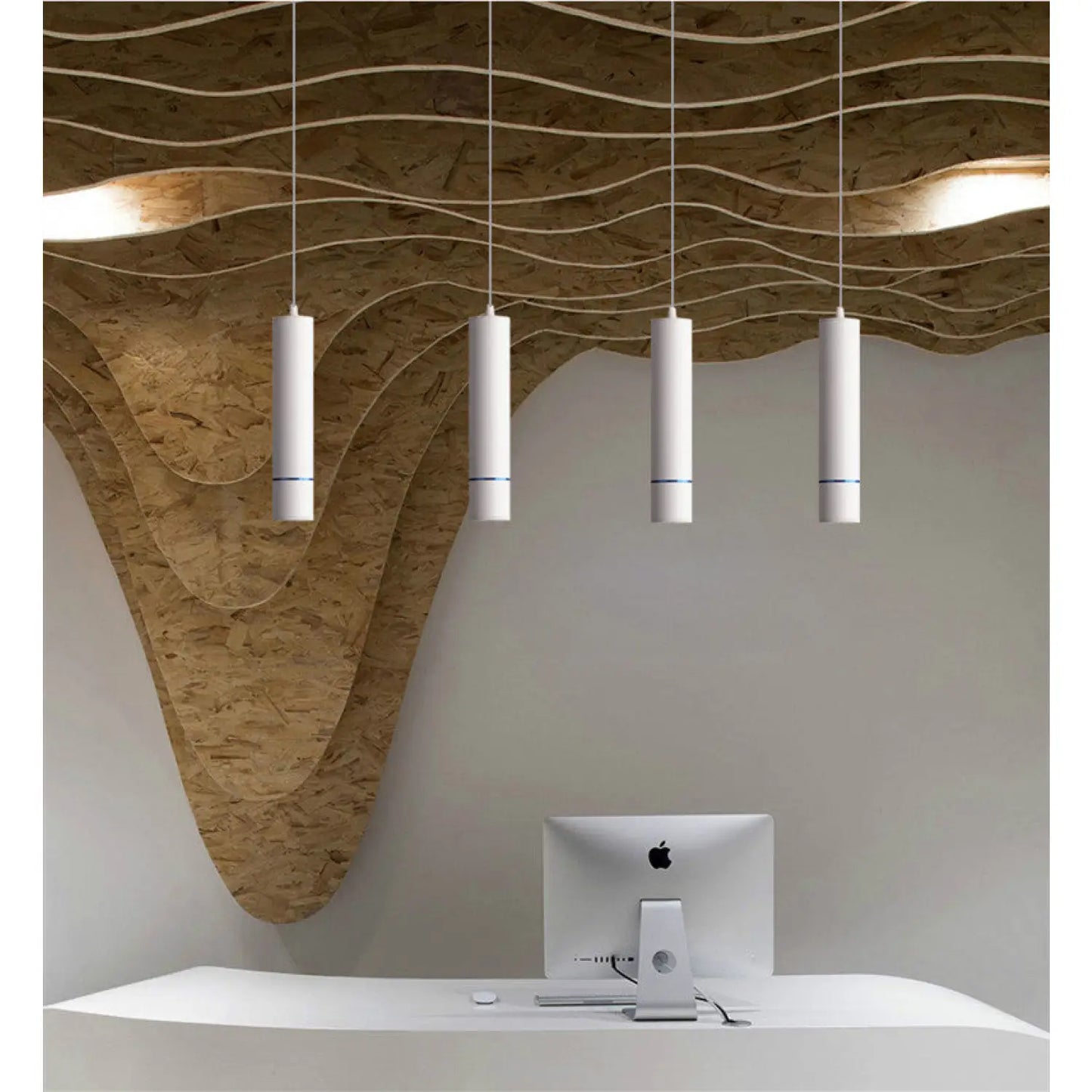 LED-kronljus moderna spotlights - färgglada macaronpendlar
