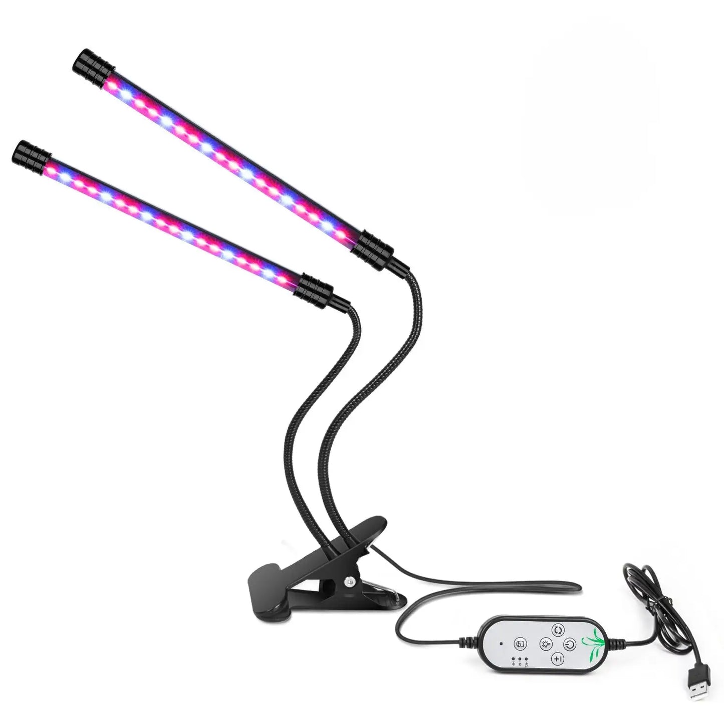 LED växtlampa USB fyto fullspektrum