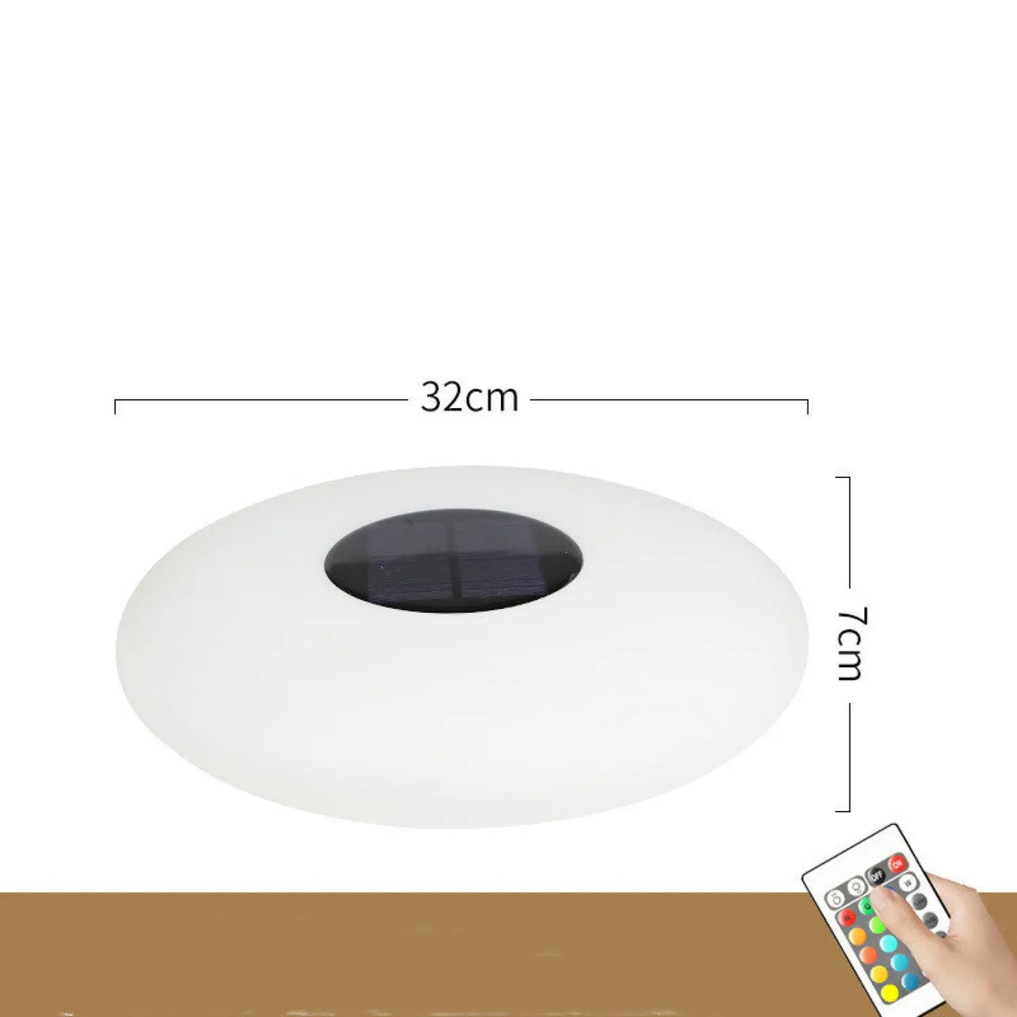 LED solcellsutomhusbelysning vattentät