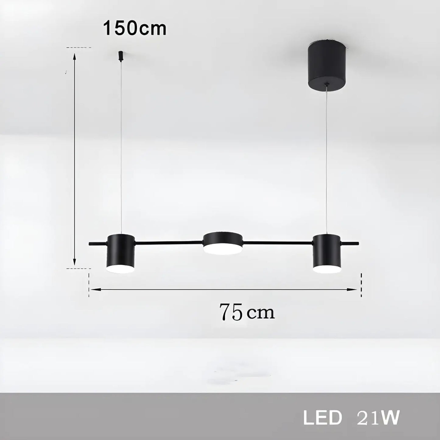 LED-hänglampa kök - modern lampa för bar, matsal och bord