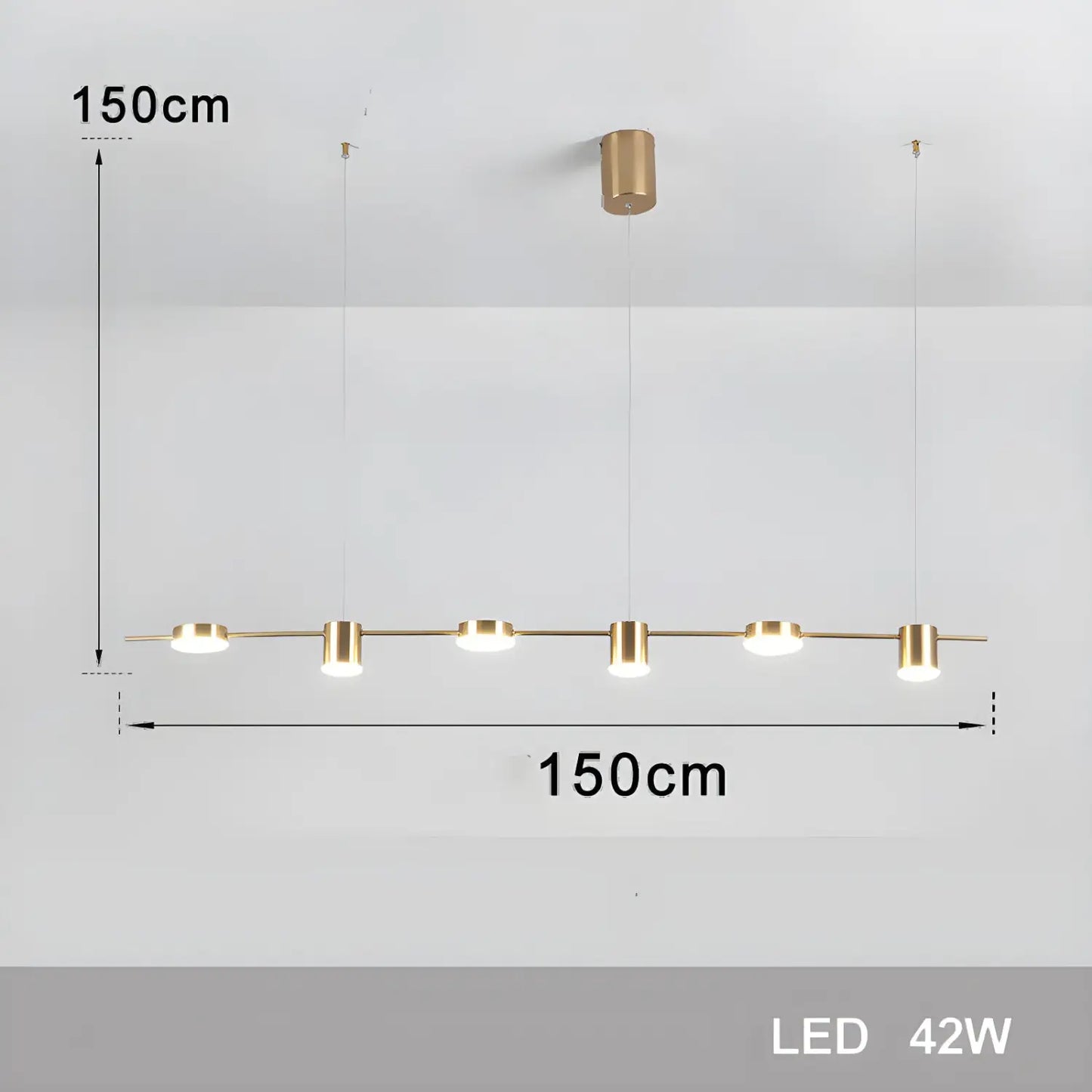 LED-hänglampa kök - modern lampa för bar, matsal och bord