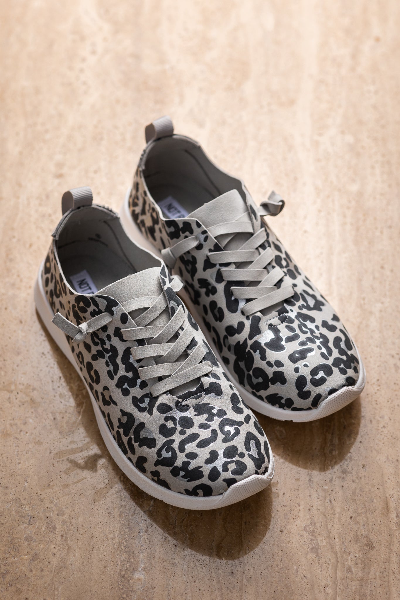 Sneaker Mayo in Leopardo Grigio Chiaro