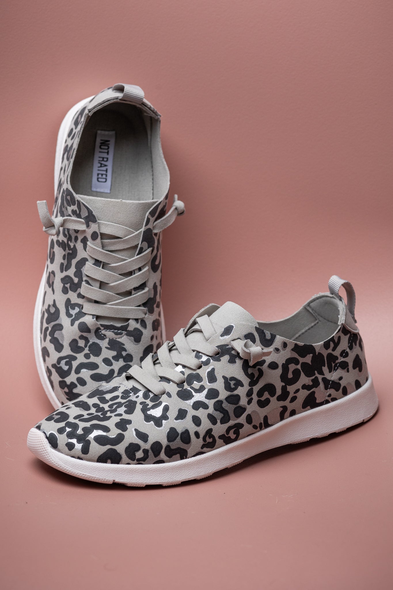 Sneaker Mayo in Leopardo Grigio Chiaro