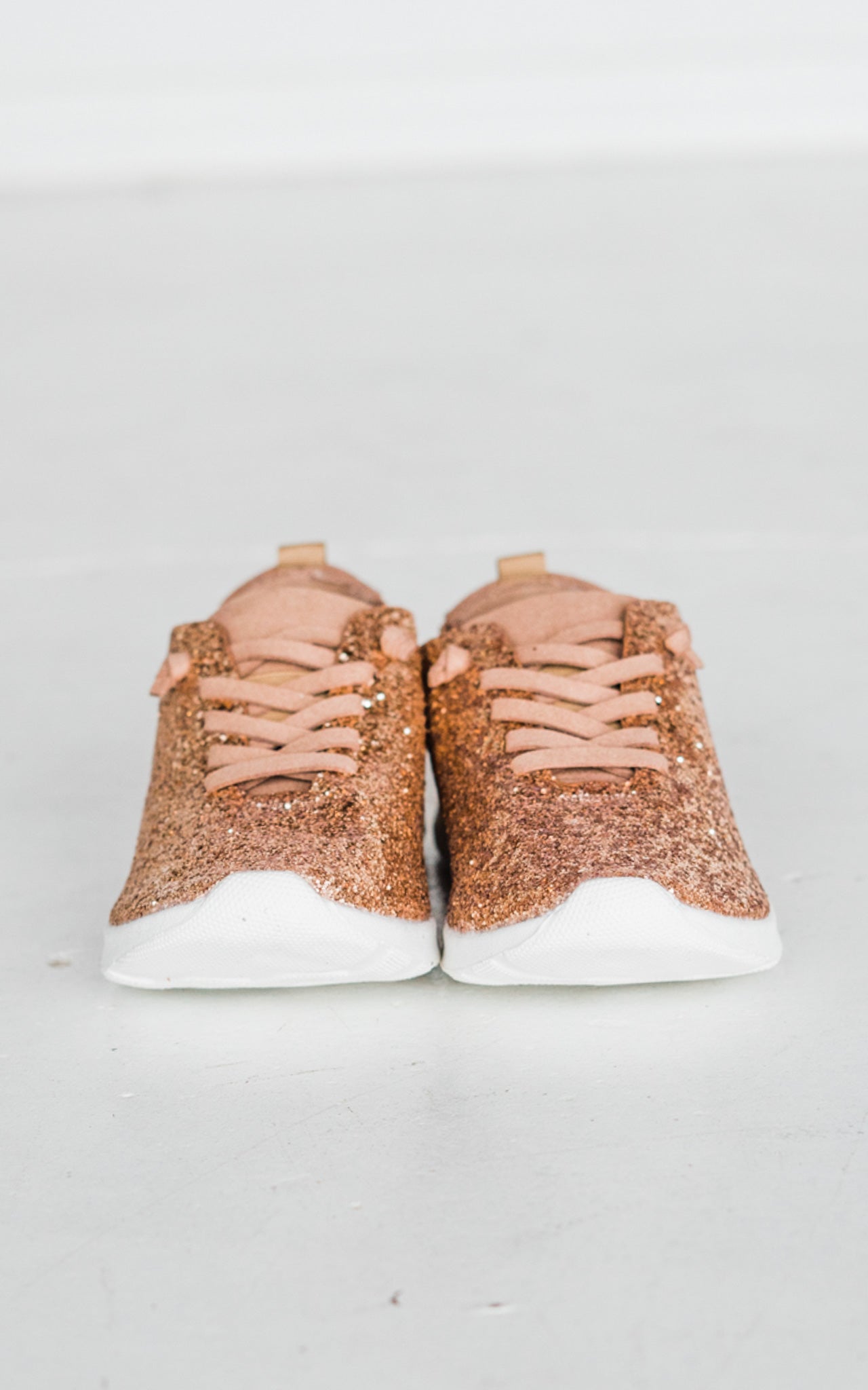 Sneaker Mayo Glitter in Oro Rosa