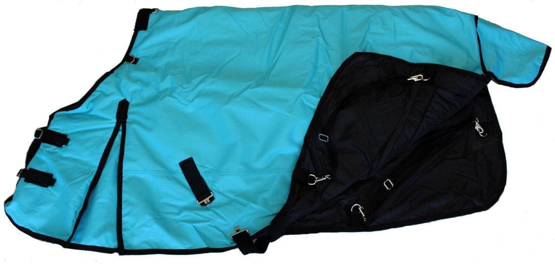 AJ Tack 1200D Waterproof Turnout Horse Blanket 400g - Turquoise