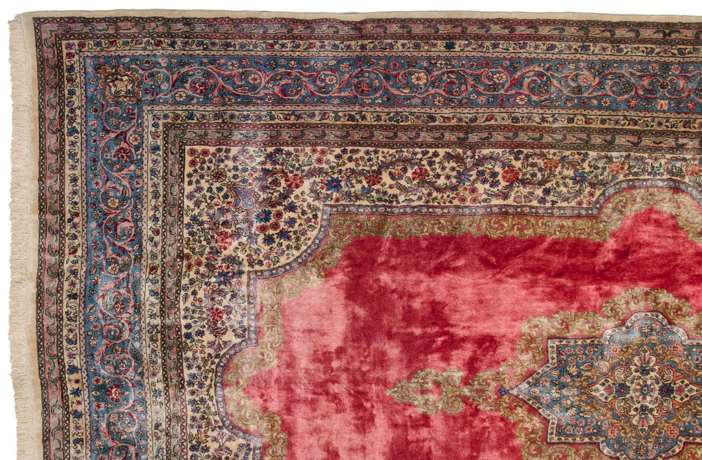 10x14.5 Vintage Fine Cyrus Crown® Kerman Carpet