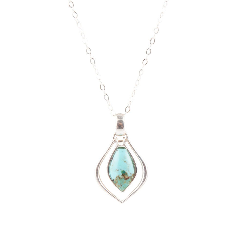 Collana Melita Blu Turchese e Argento Sterling